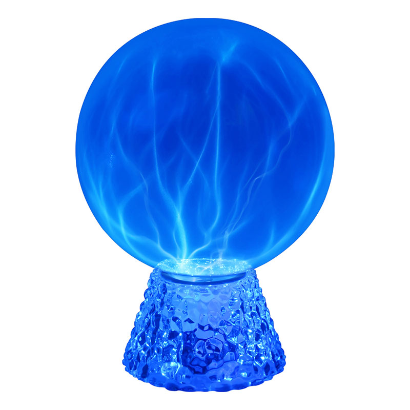 VIII Inch Blue lux Plasma Ball cum Transparent Base