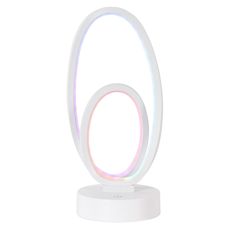 Duplex Circular Ring Shade RGB Desk Lamp