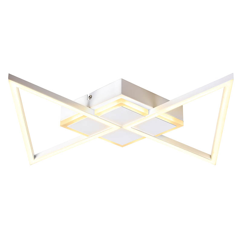 Metal Diagonal Triangulum calidum lucis Indoor Chandelier