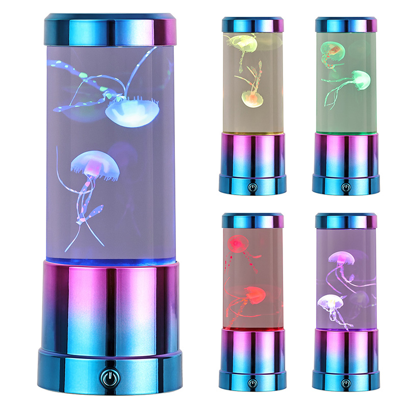 Nuper jellyfish lucerna cum coxit pingere color rotunditatem basi