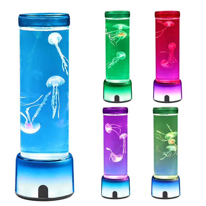 Nuper magna jellyfish lucerna cum plena color rotunditatem basi