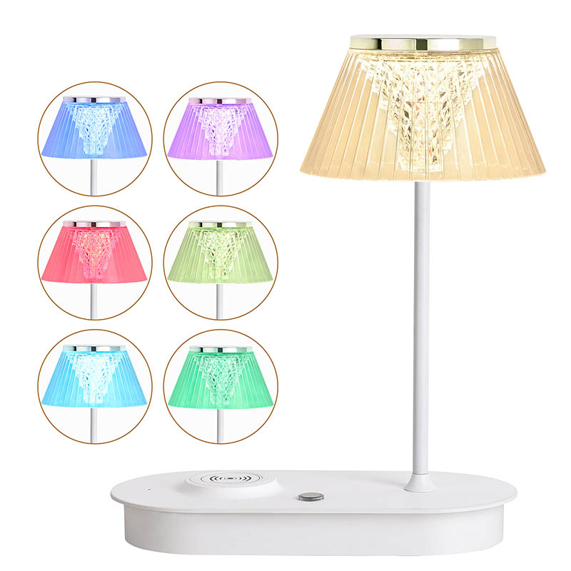 Qi Wireless Desk Lamp cum RGB umbra