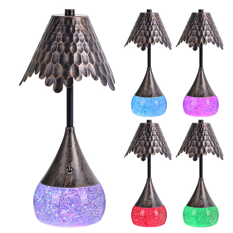 Retor umbra ducti desk lucerna cum RGB Glitter Base